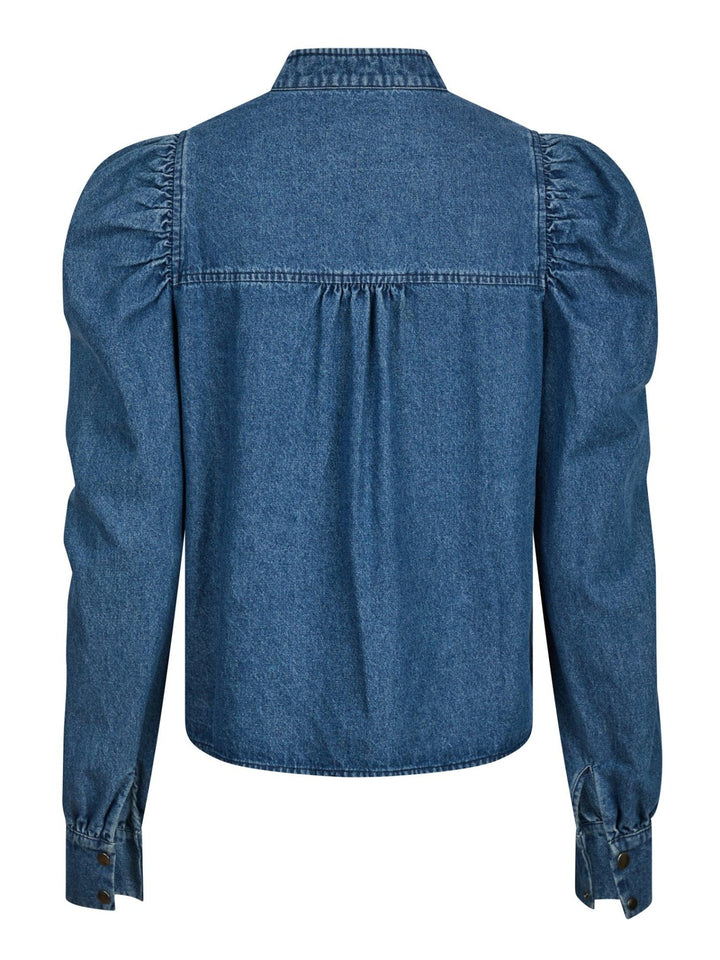 Rosslyn Denim Blouse Blue | Skjorter og bluser | Smuk - Dameklær på nett