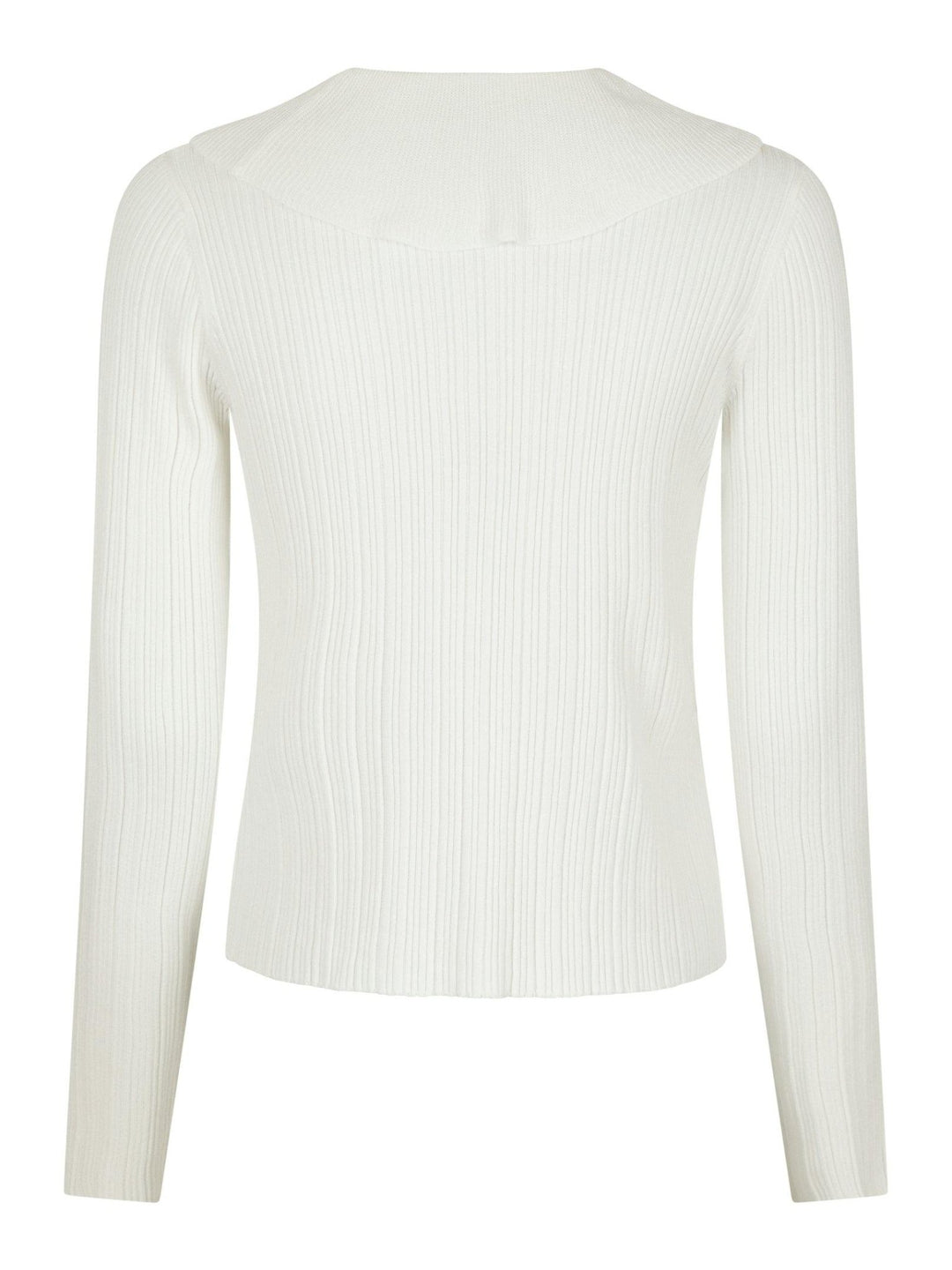 Sahni Knit Blouse Off White | Skjorter og bluser | Smuk - Dameklær på nett