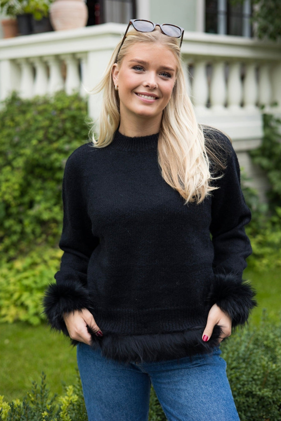 Sanna Pullover Black | Genser | Smuk - Dameklær på nett