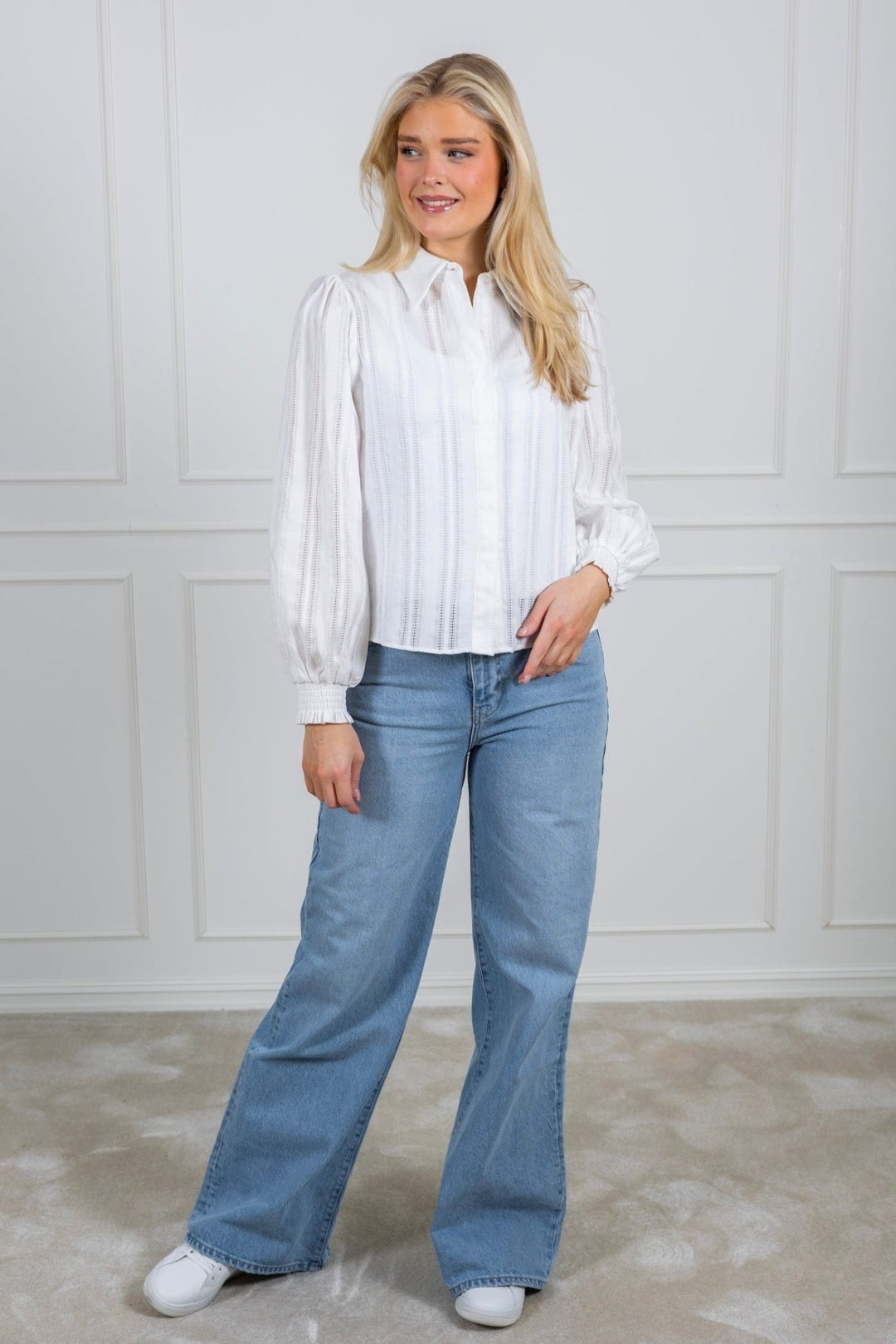 Serafina Blouse White | Skjorter og bluser | Smuk - Dameklær på nett