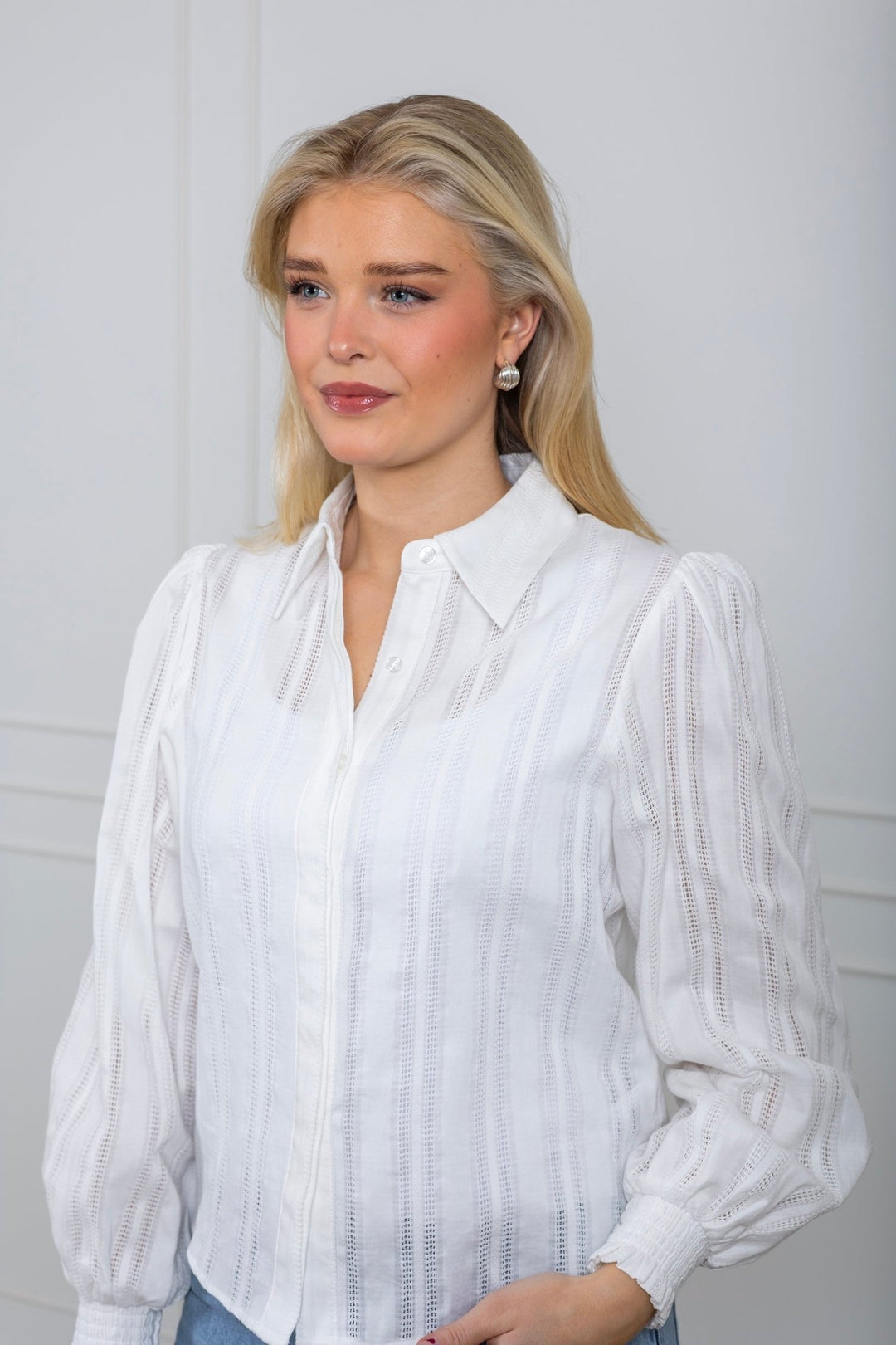 Serafina Blouse White | Skjorter og bluser | Smuk - Dameklær på nett