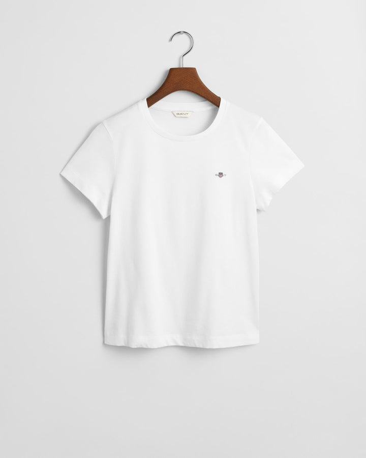 Shield T-Shirt White | Topper | Smuk - Dameklær på nett