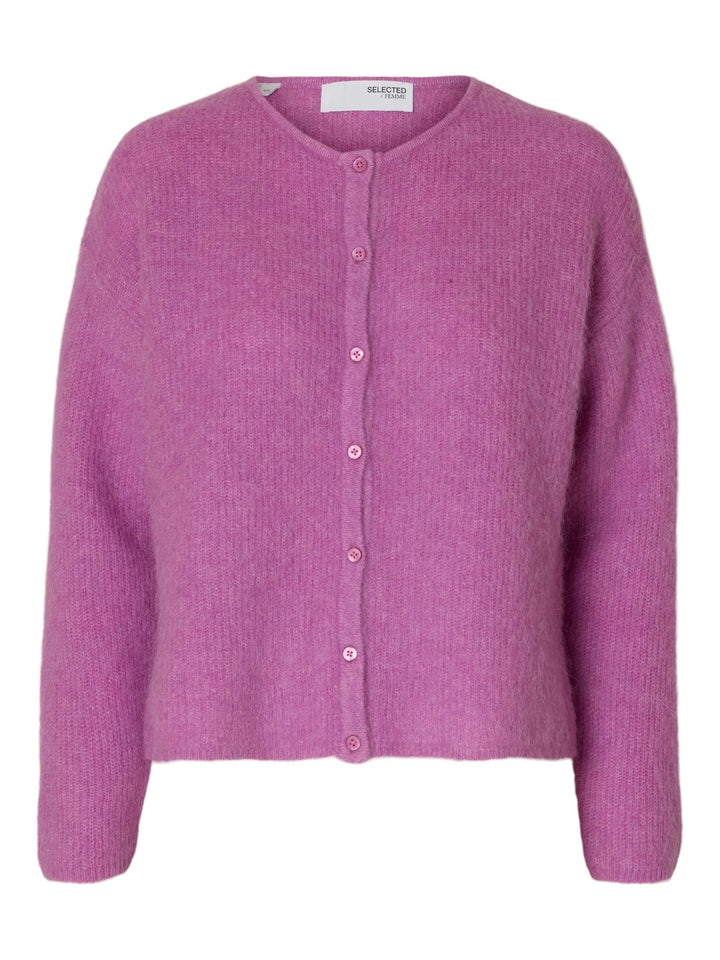 Sia Ras Ls Knit O - Neck Cardigan First Bloom Melange | Genser | Smuk - Dameklær på nett