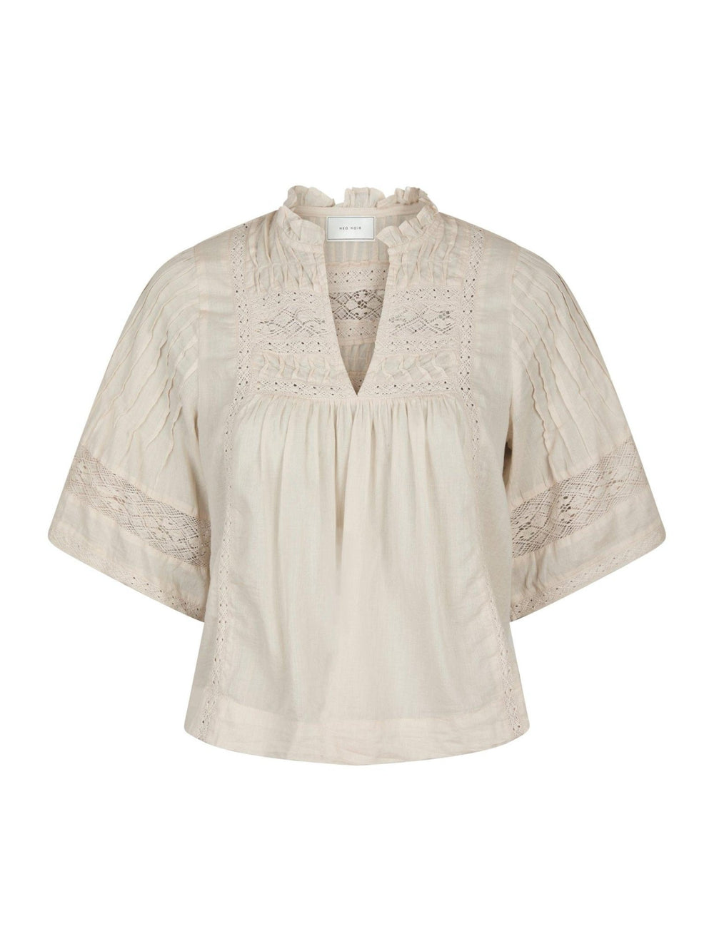 Siama S Voile Blouse Ivory | Skjorter og bluser | Smuk - Dameklær på nett