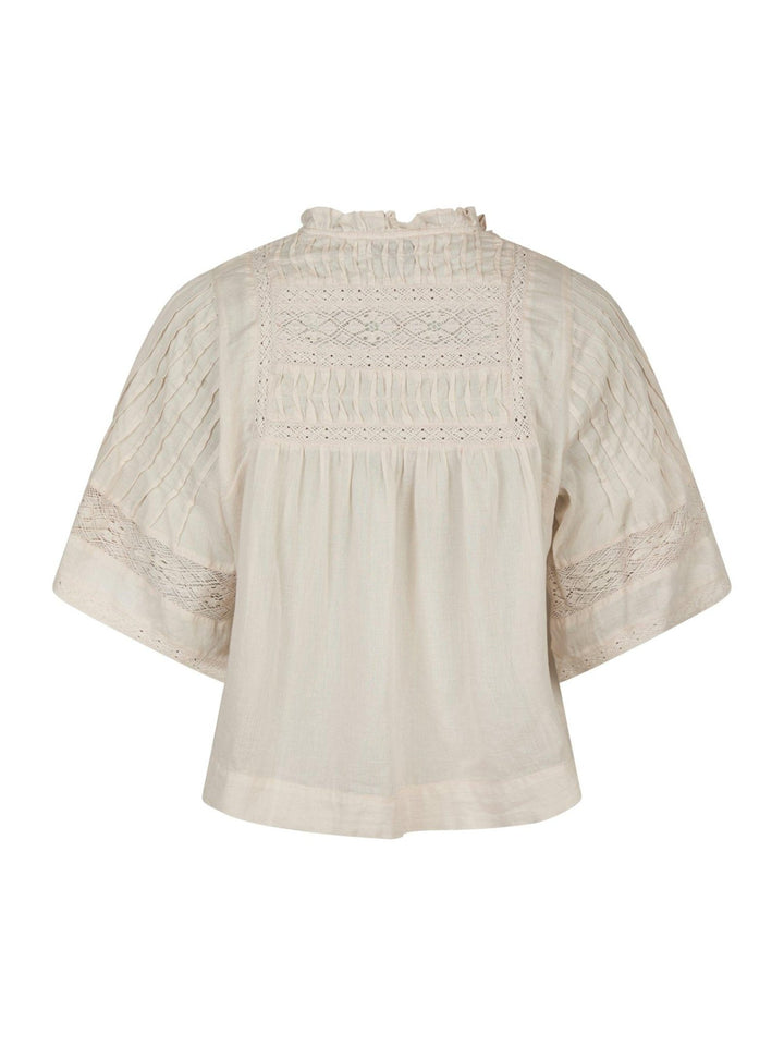 Siama S Voile Blouse Ivory | Skjorter og bluser | Smuk - Dameklær på nett