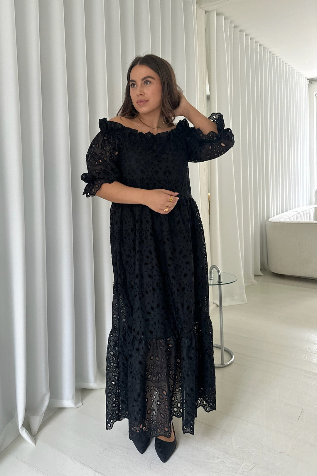 Sigridic Long Dress Black | Kjoler | Smuk - Dameklær på nett