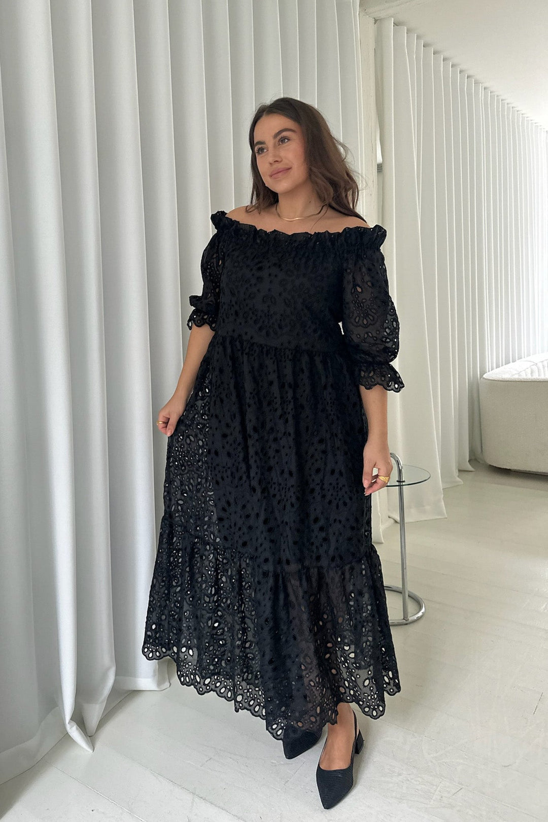 Sigridic Long Dress Black | Kjoler | Smuk - Dameklær på nett