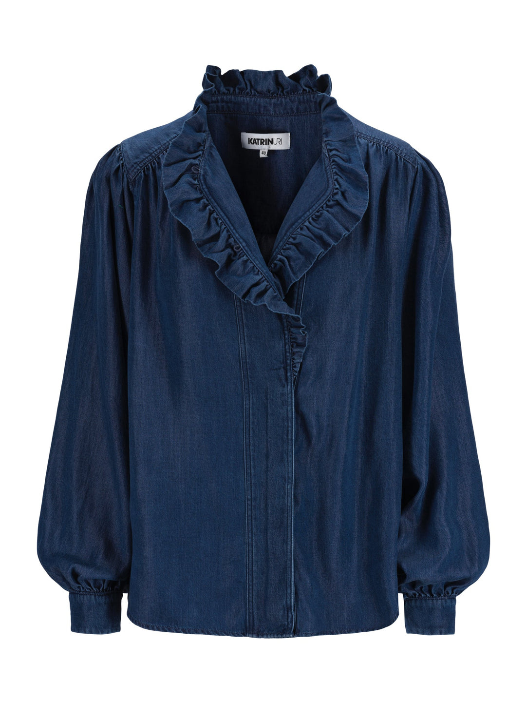 Silja Blouse Indigo | Skjorter og bluser | Smuk - Dameklær på nett