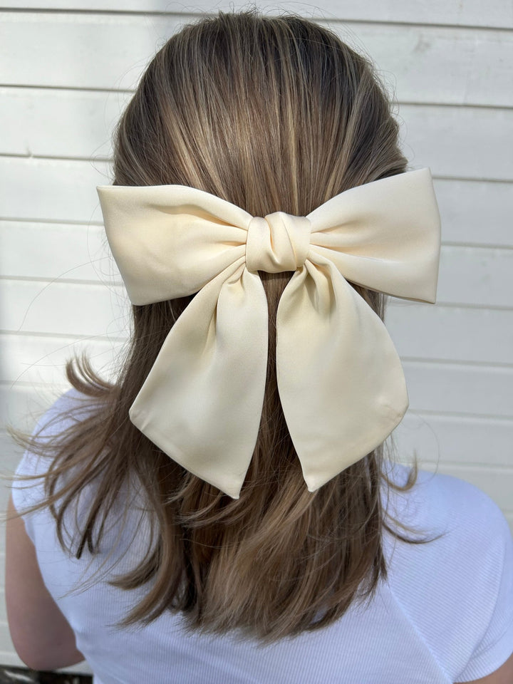 Smooth Bow Cream | Accessories | Smuk - Dameklær på nett