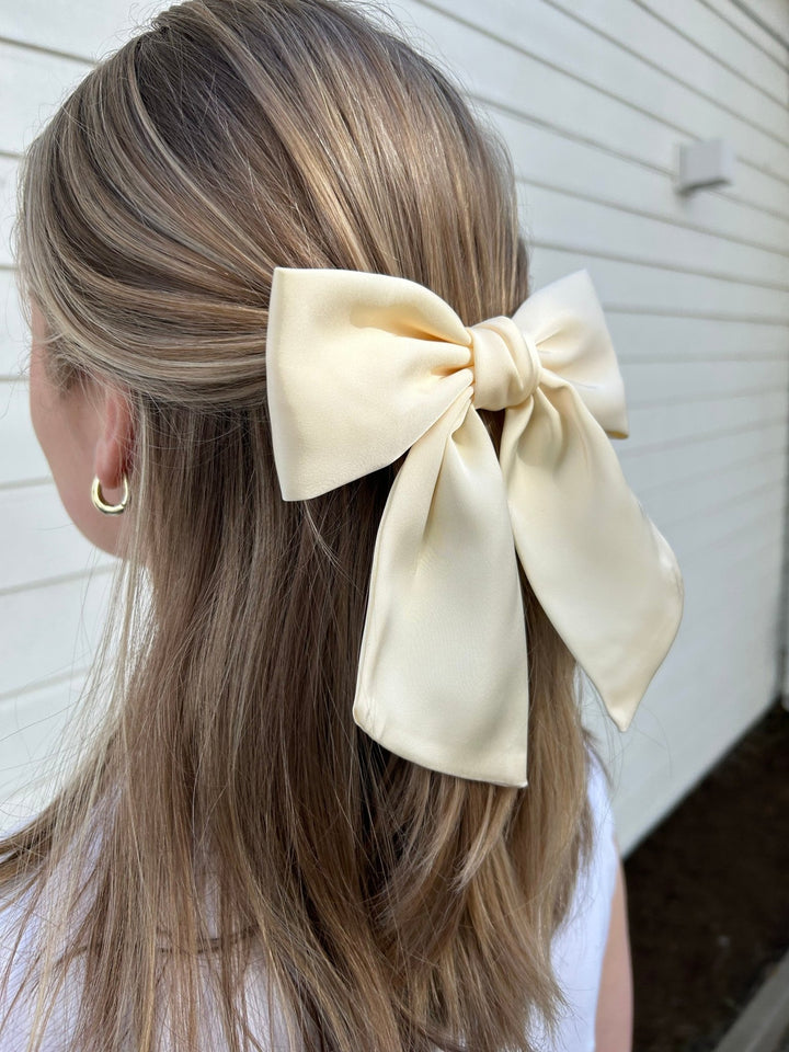 Smooth Bow Cream | Accessories | Smuk - Dameklær på nett