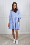 Sonja Dress Blue/White Stripe