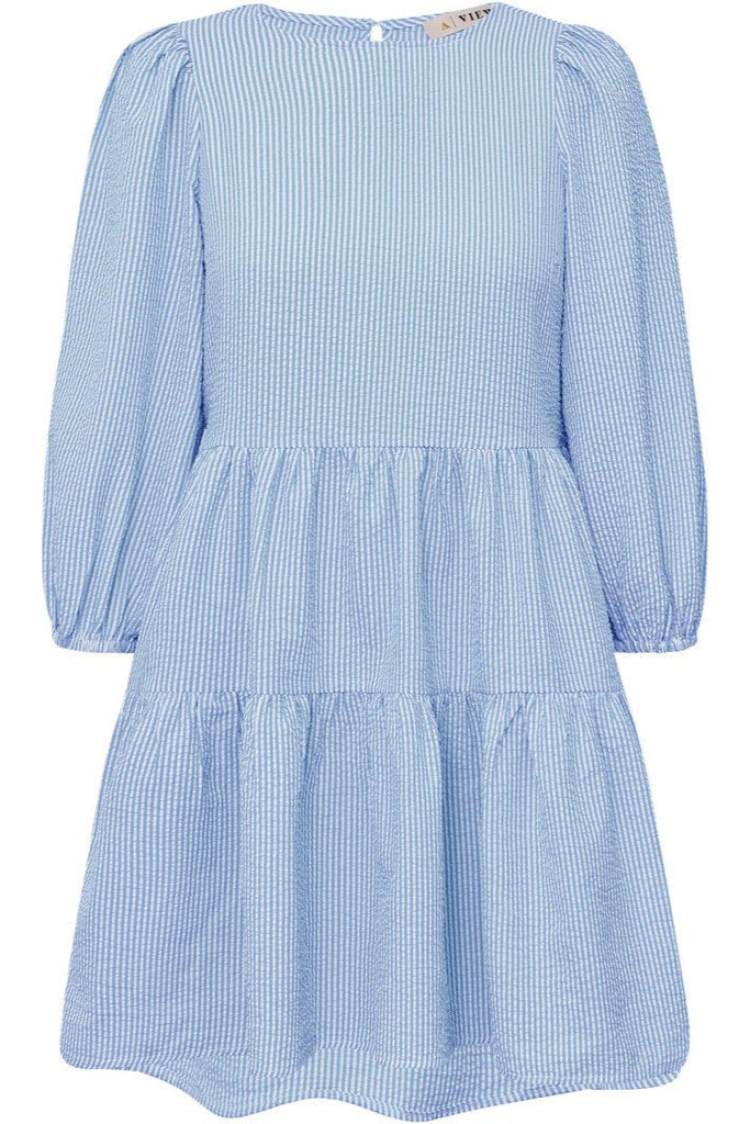 Sonja Dress Blue/White Stripe | Skjorter og bluser | Smuk - Dameklær på nett