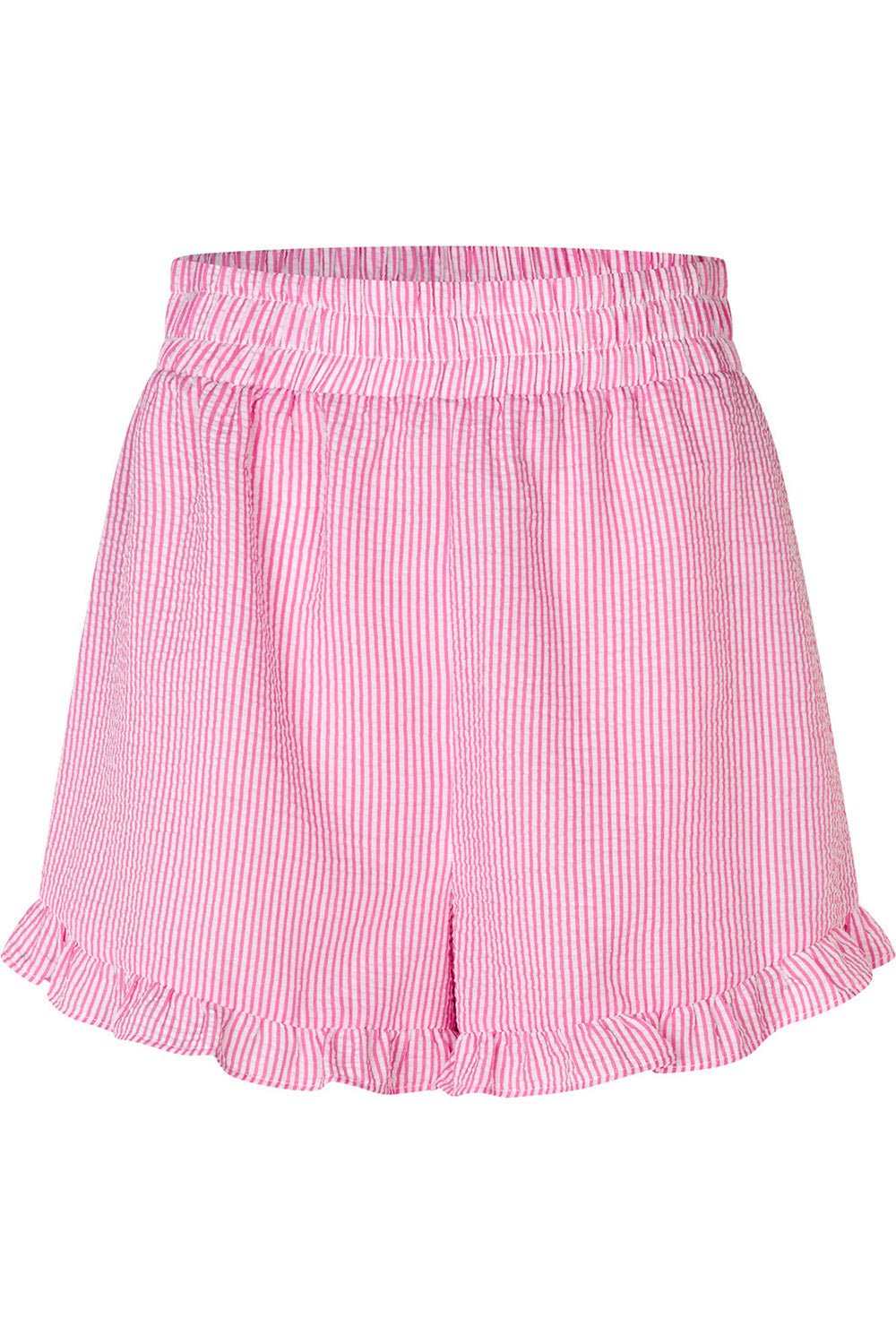 Sonja Shorts Hot Pink/White | Shorts | Smuk - Dameklær på nett