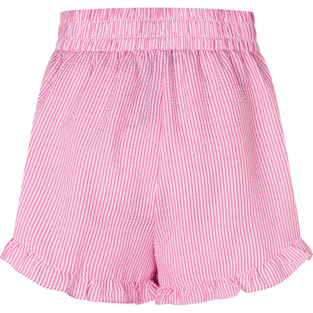 Sonja Shorts Hot Pink/White | Shorts | Smuk - Dameklær på nett