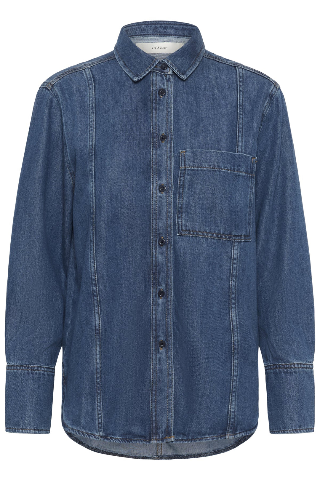 Sophinaiw Classic Shirt Washed Denim | Skjorter og bluser | Smuk - Dameklær på nett