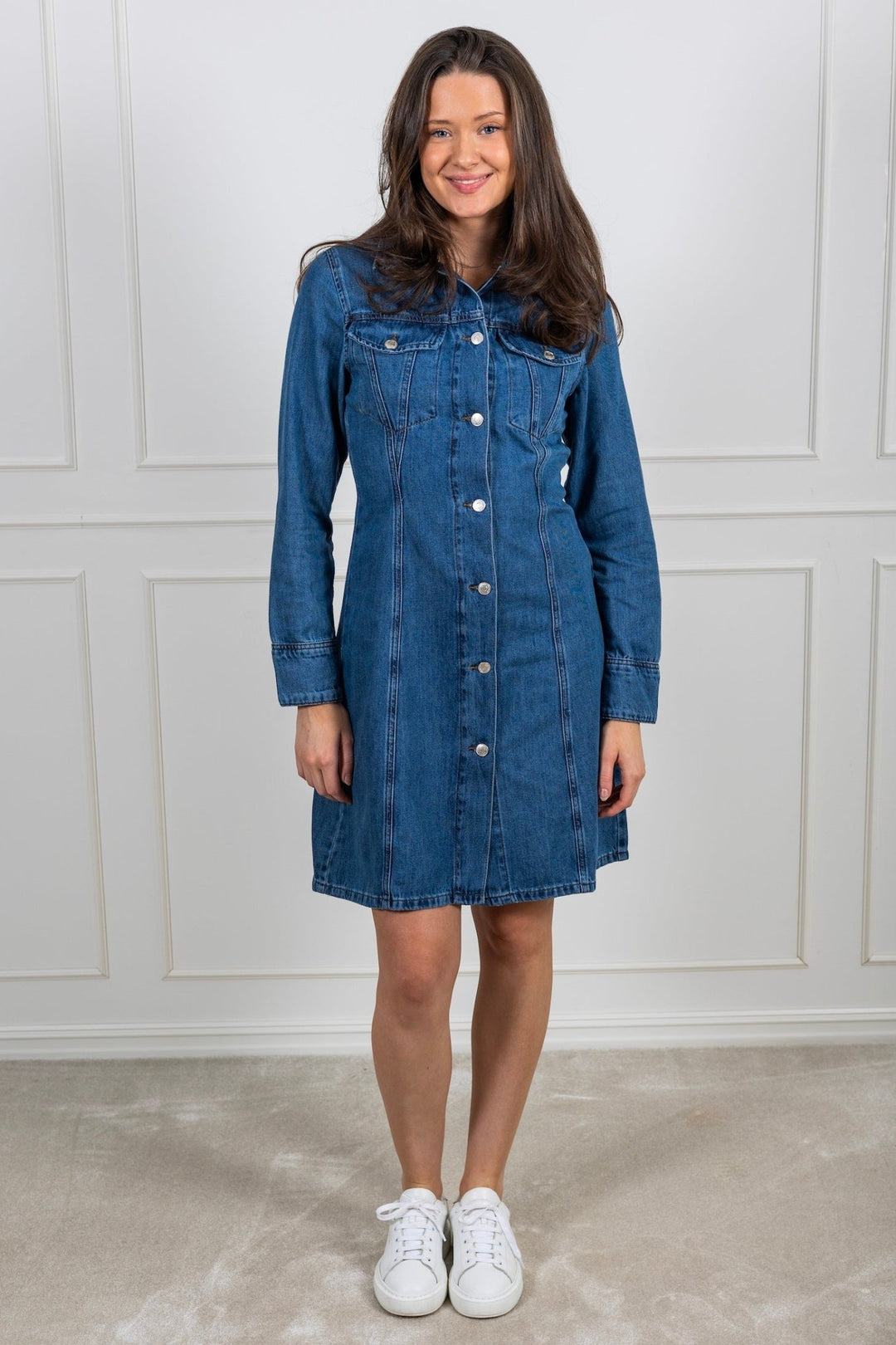 Sophinaiw Short Dress Washed Denim | Kjoler | Smuk - Dameklær på nett