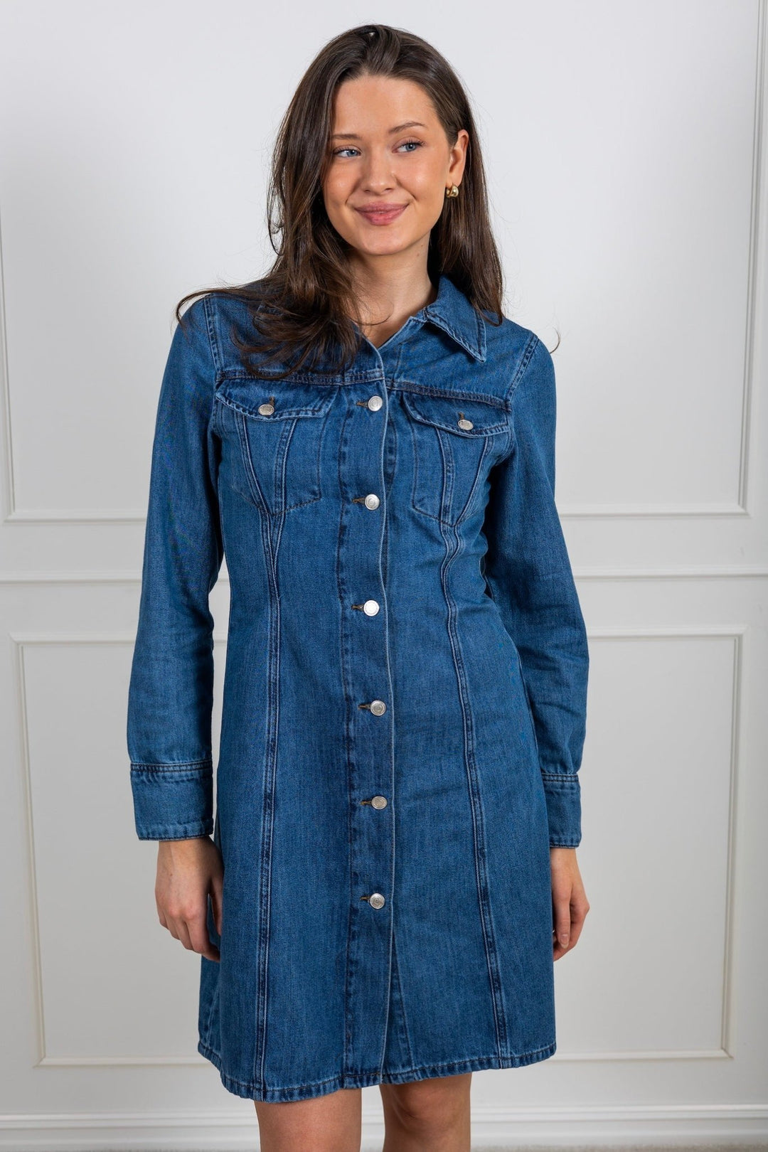 Sophinaiw Short Dress Washed Denim | Kjoler | Smuk - Dameklær på nett