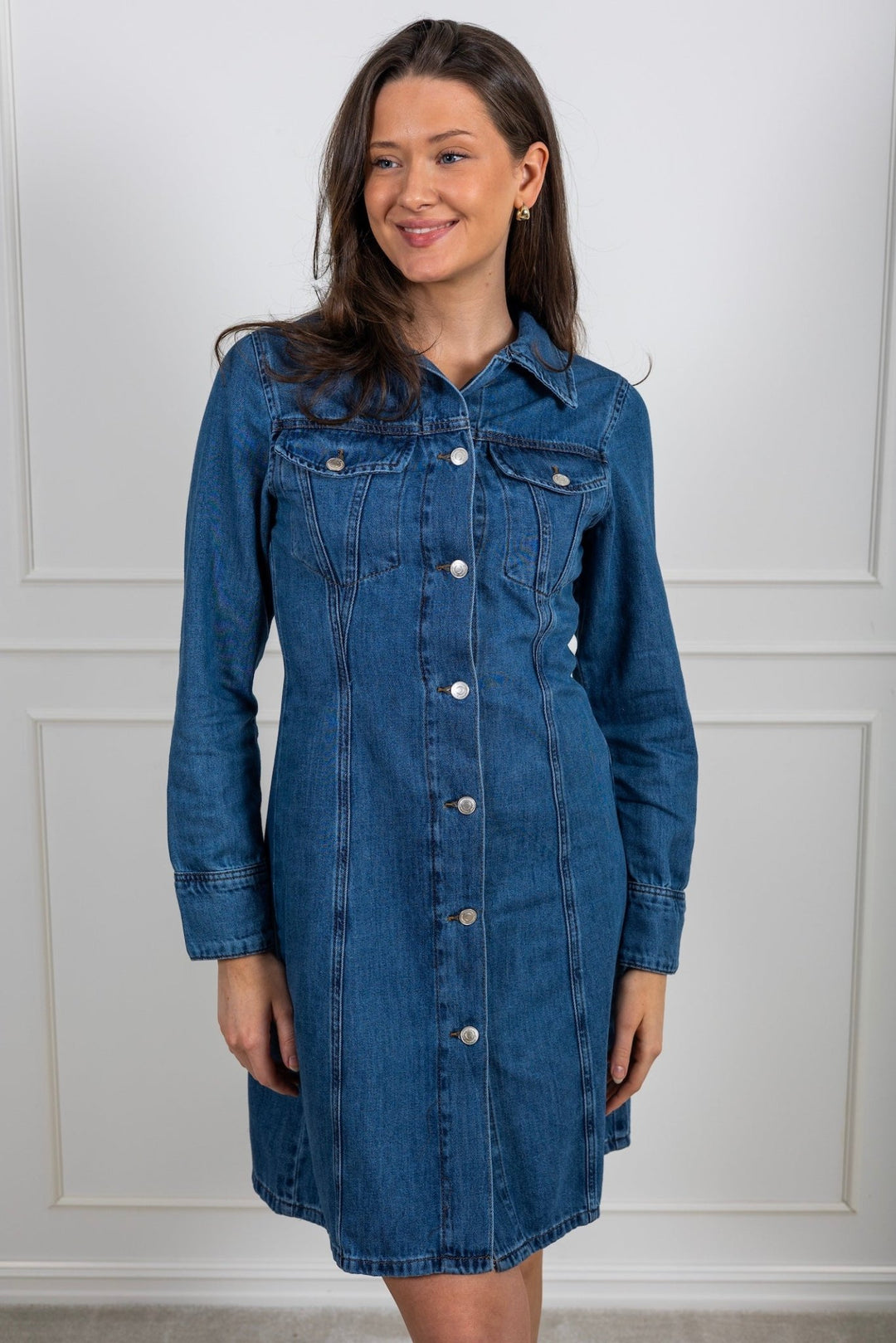 Sophinaiw Short Dress Washed Denim | Kjoler | Smuk - Dameklær på nett