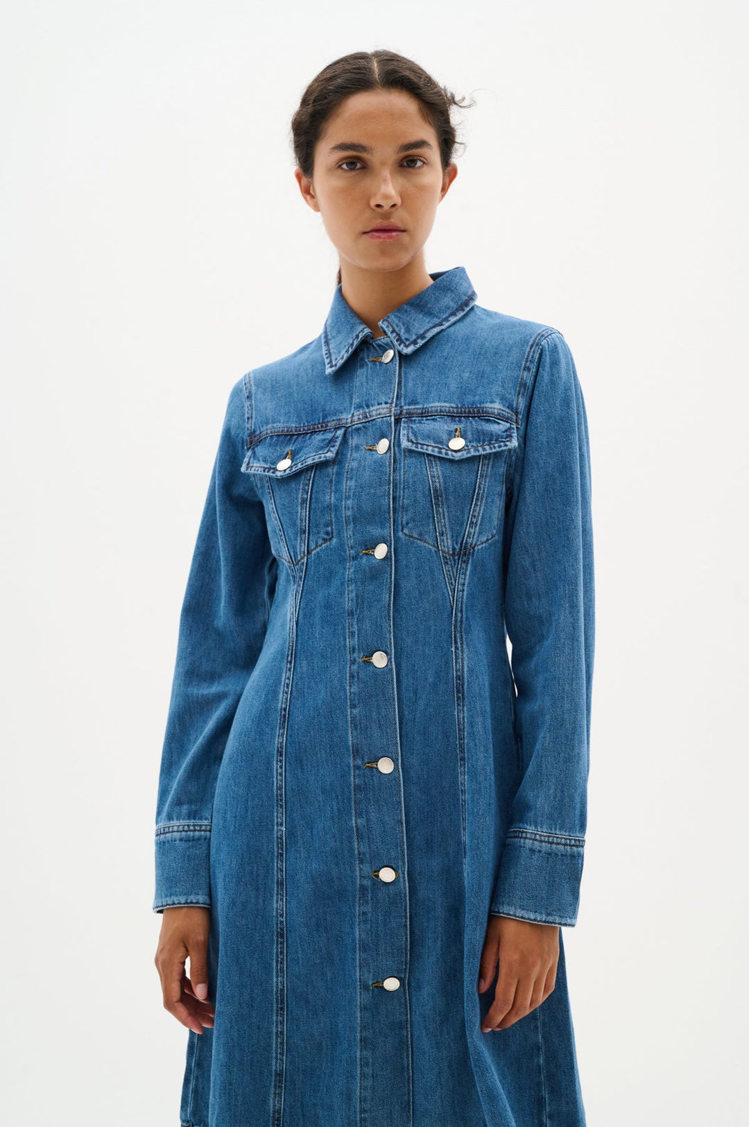 Sophinaiw Short Dress Washed Denim | Kjoler | Smuk - Dameklær på nett