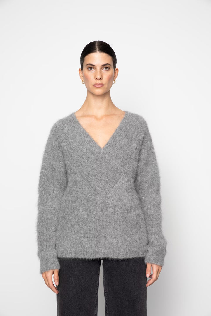 Souk Knit Grey Melange | Genser | Smuk - Dameklær på nett