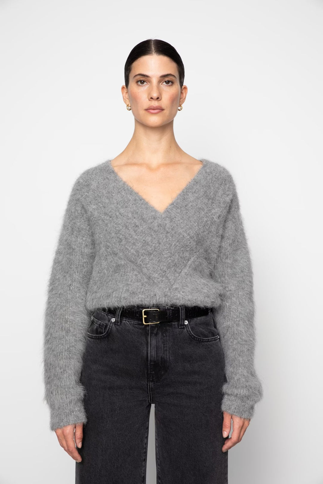 Souk Knit Grey Melange | Genser | Smuk - Dameklær på nett