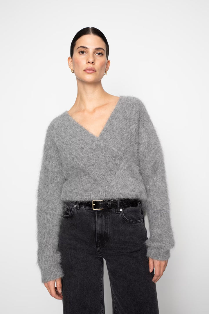 Souk Knit Grey Melange | Genser | Smuk - Dameklær på nett