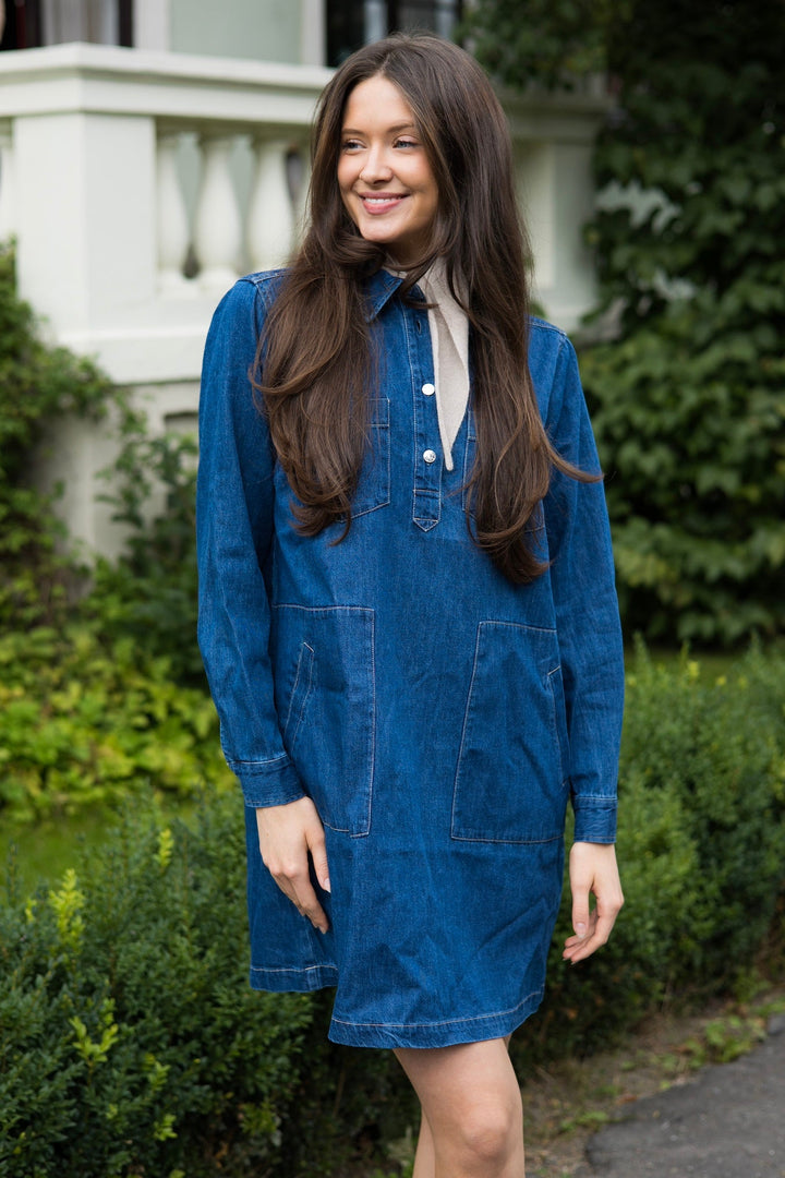 Stinepw Dress Medium Blue Denim | Kjoler | Smuk - Dameklær på nett