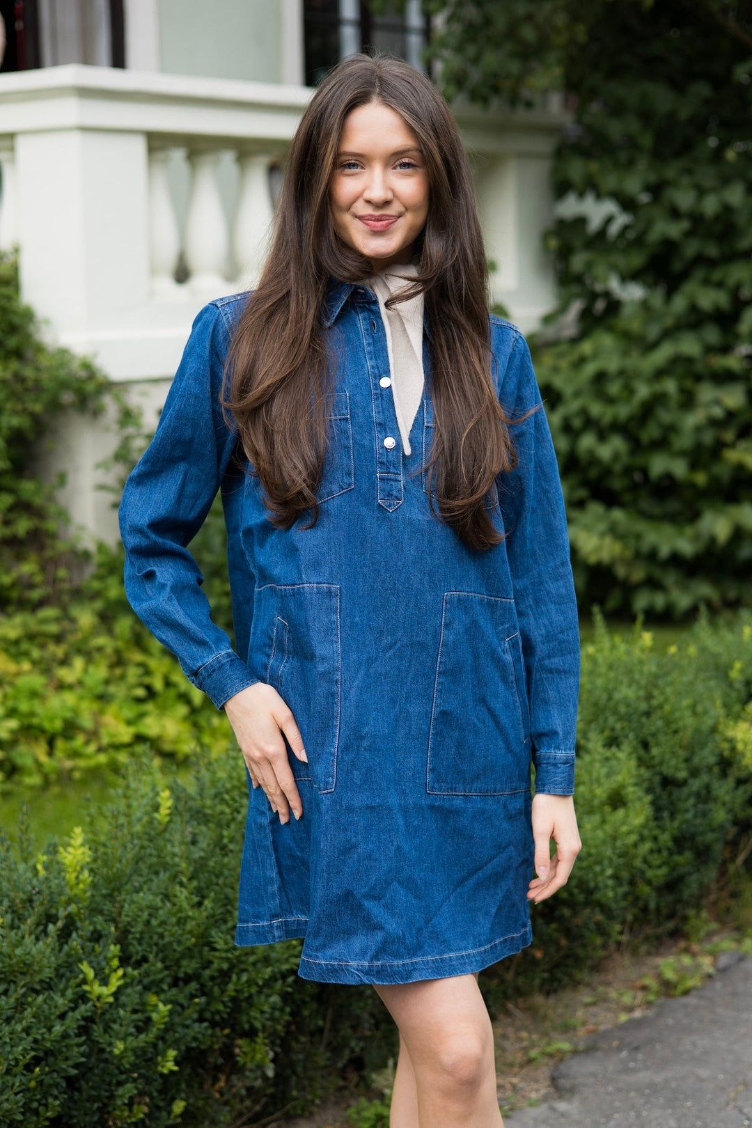 Stinepw Dress Medium Blue Denim | Kjoler | Smuk - Dameklær på nett