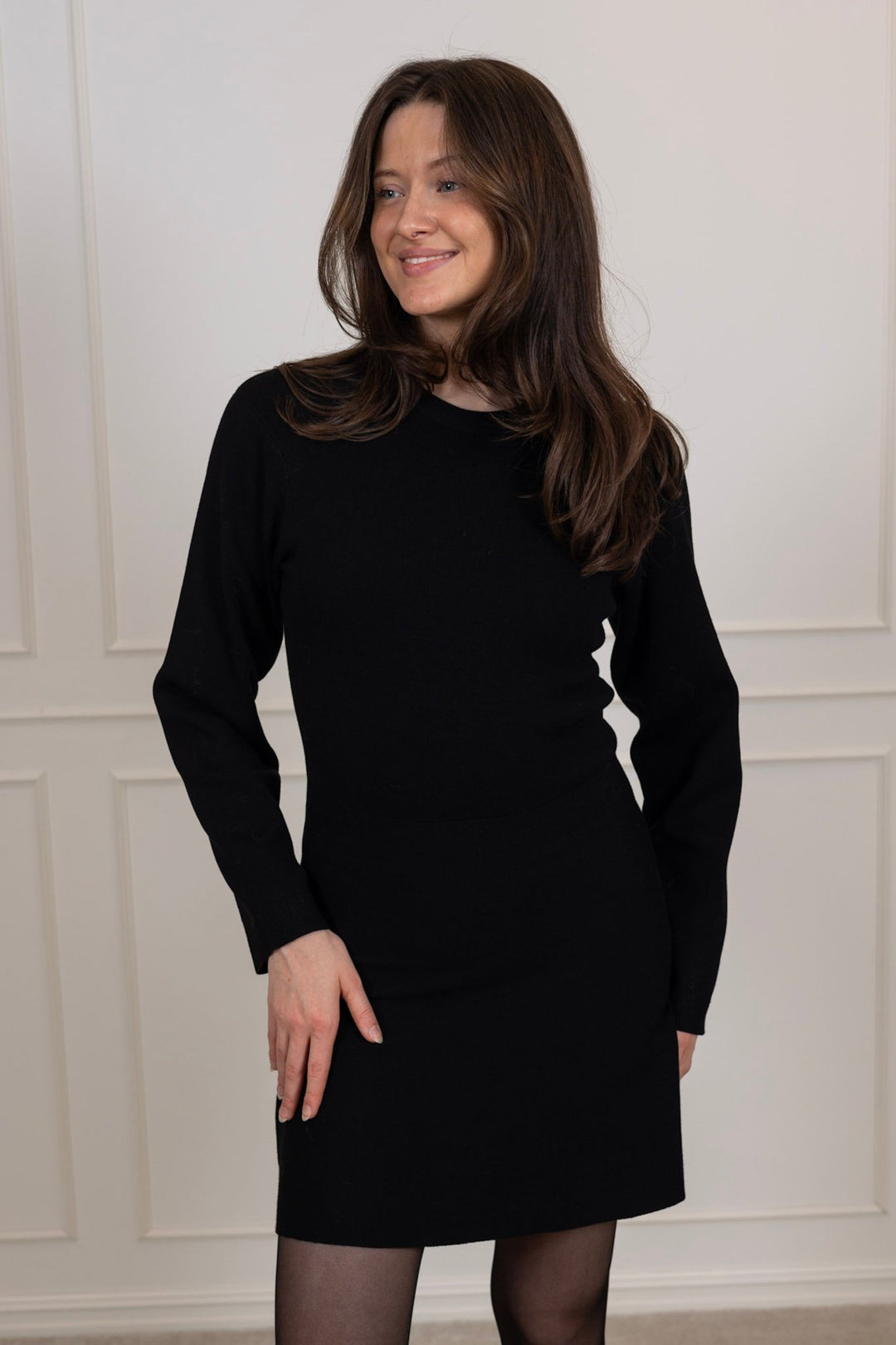 Stinna Knit Dress Black | Kjoler | Smuk - Dameklær på nett