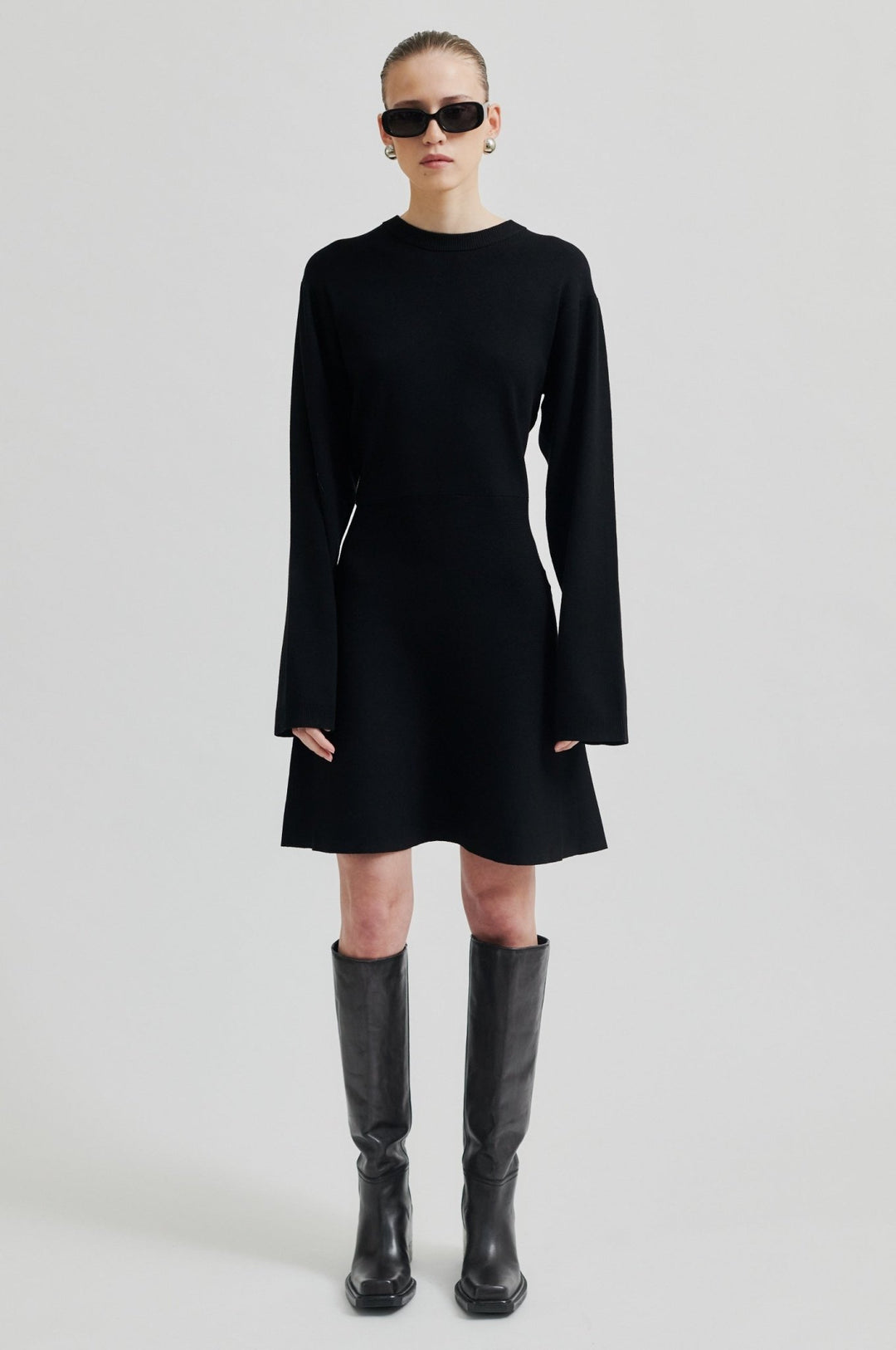 Stinna Knit Dress Black | Kjoler | Smuk - Dameklær på nett