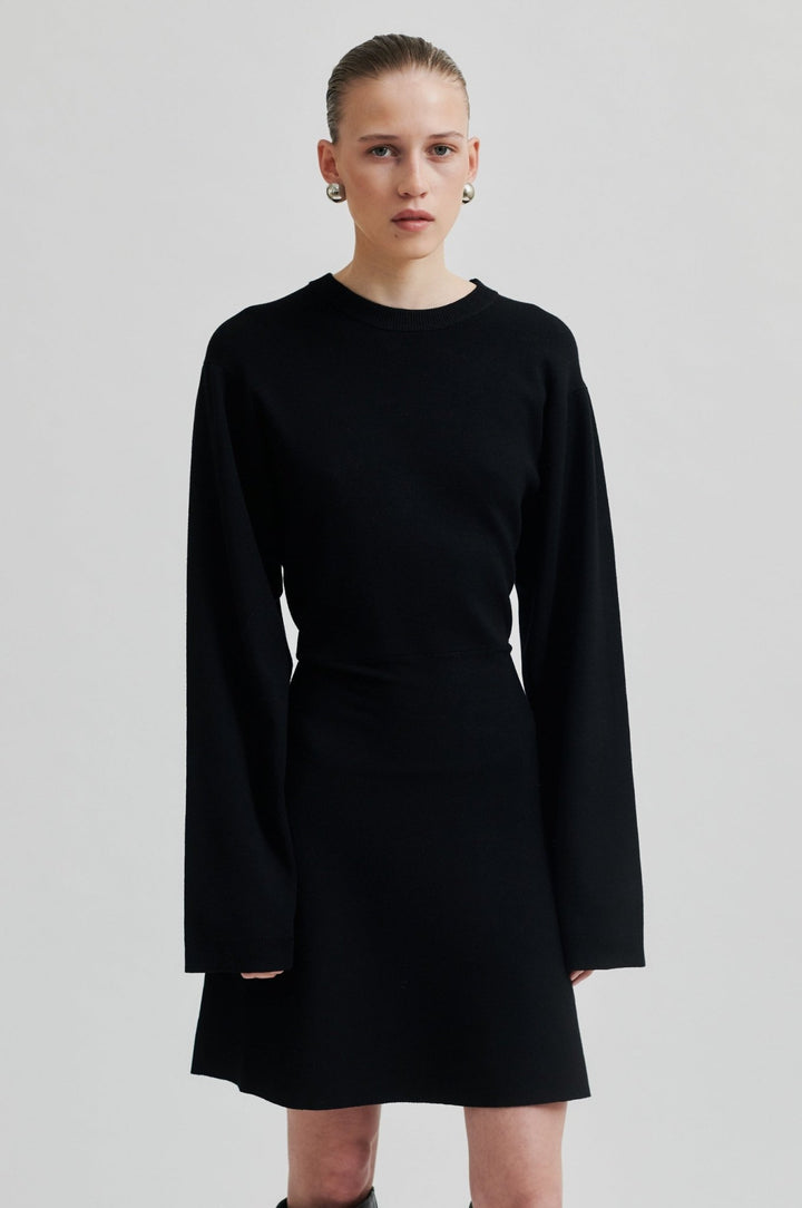 Stinna Knit Dress Black | Kjoler | Smuk - Dameklær på nett