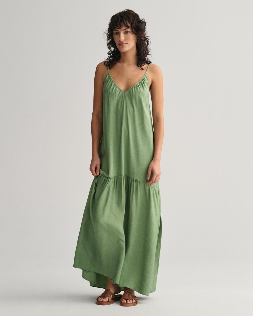 Strappy Maxi Dress Dusty Green | Kjoler | Smuk - Dameklær på nett