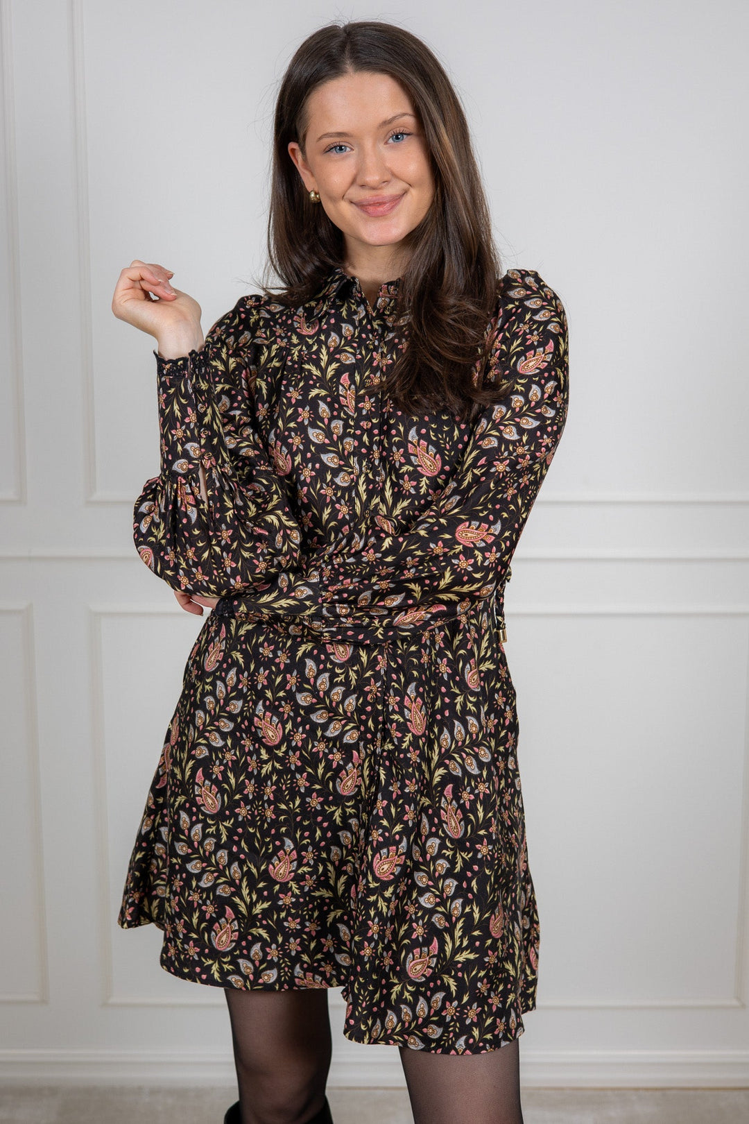 Striped Shirt Dress Petite Paisley | Kjoler | Smuk - Dameklær på nett