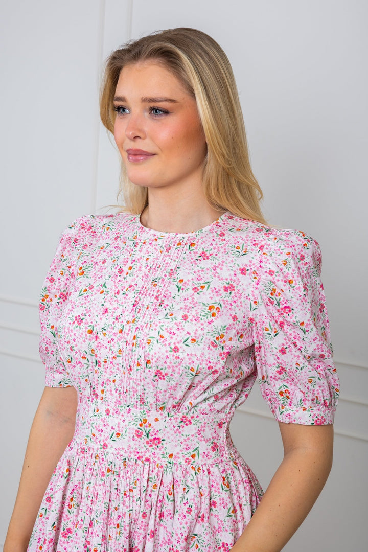 Structured Mini Dress Petite Flowers | Kjoler | Smuk - Dameklær på nett