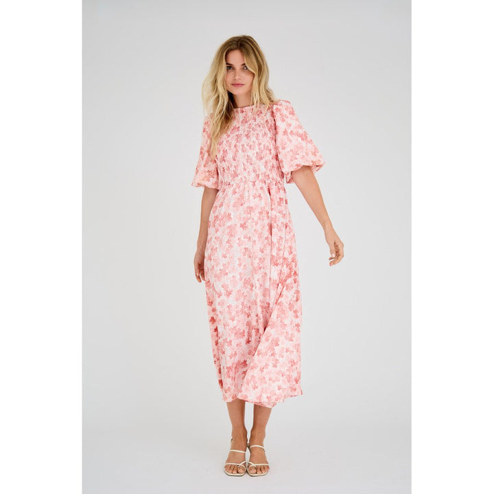 Tabita Dress Rose/White | Kjoler | Smuk - Dameklær på nett