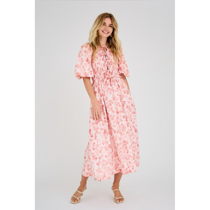 Tabita Dress Rose/White | Kjoler | Smuk - Dameklær på nett