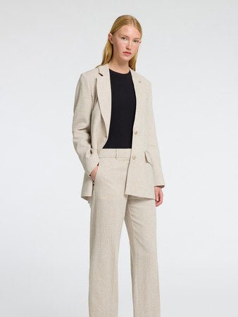 Tania - Rita Ls Relaxed Blazer Nomad Melange | Blazer | Smuk - Dameklær på nett