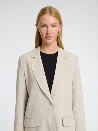 Tania - Rita Ls Relaxed Blazer Nomad Melange | Blazer | Smuk - Dameklær på nett