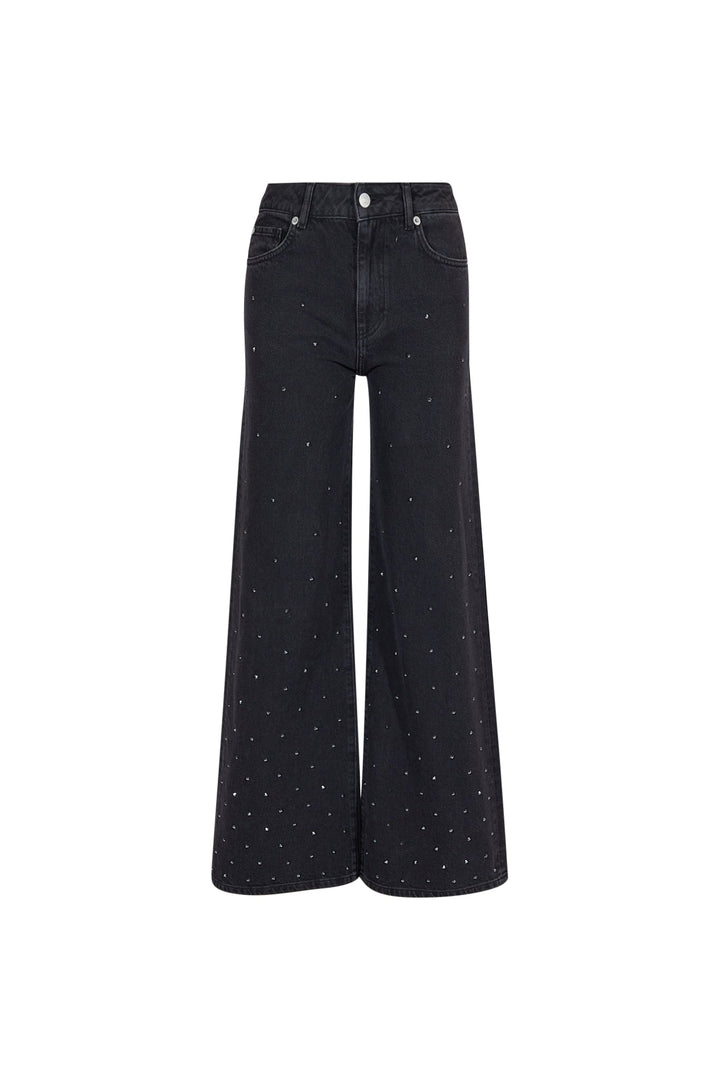 Taylor Embellished Washed Black | Bukser | Smuk - Dameklær på nett