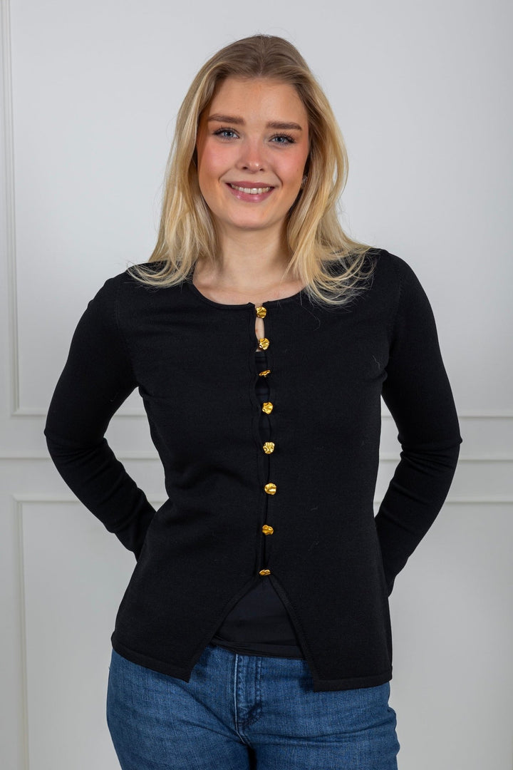 Teller Knit Blouse Black | Genser | Smuk - Dameklær på nett