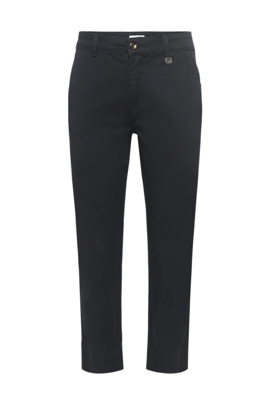 Thareza Trousers Dark Navy | Bukser | Smuk - Dameklær på nett