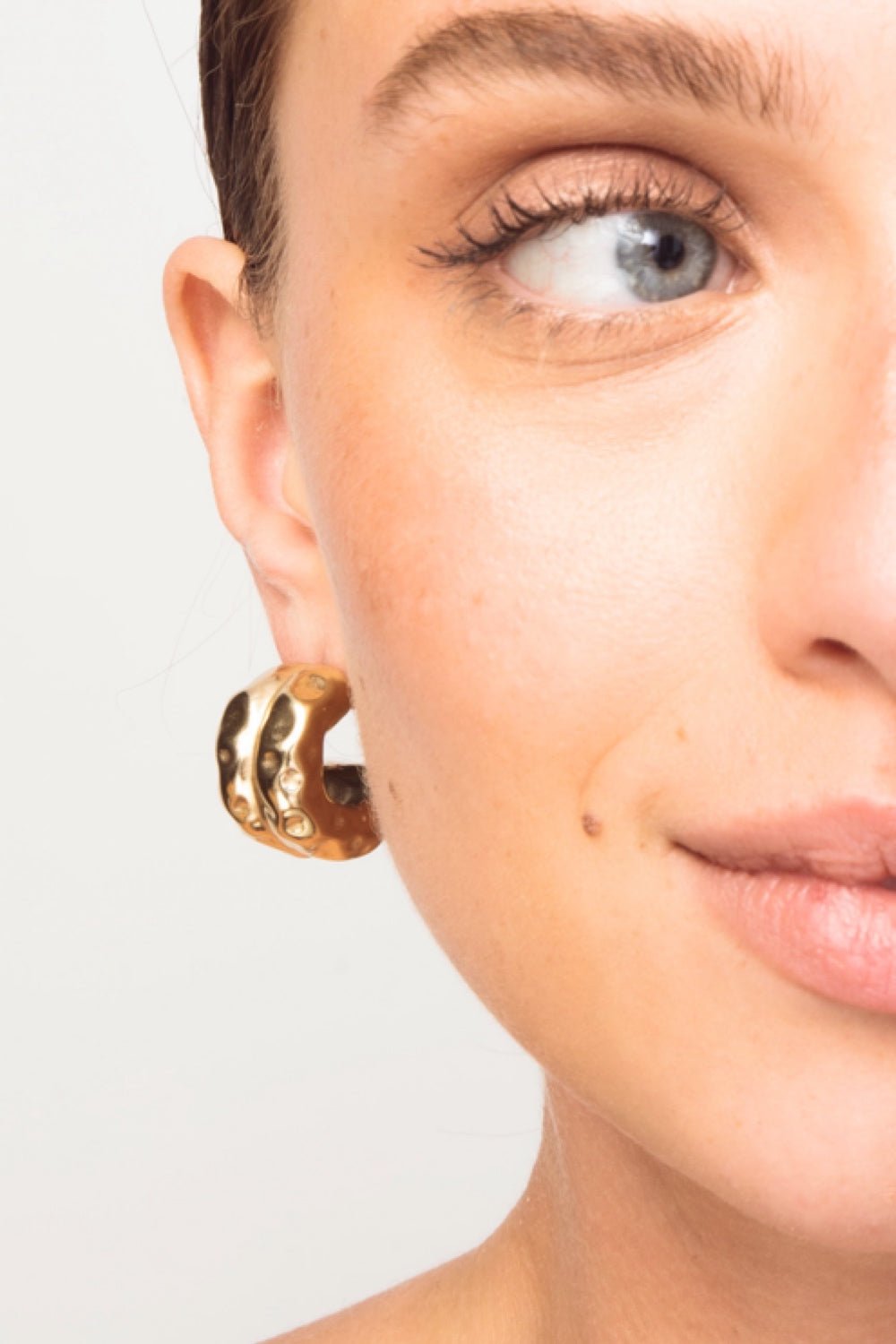 The Big Double Hoops Gold | Accessories | Smuk - Dameklær på nett