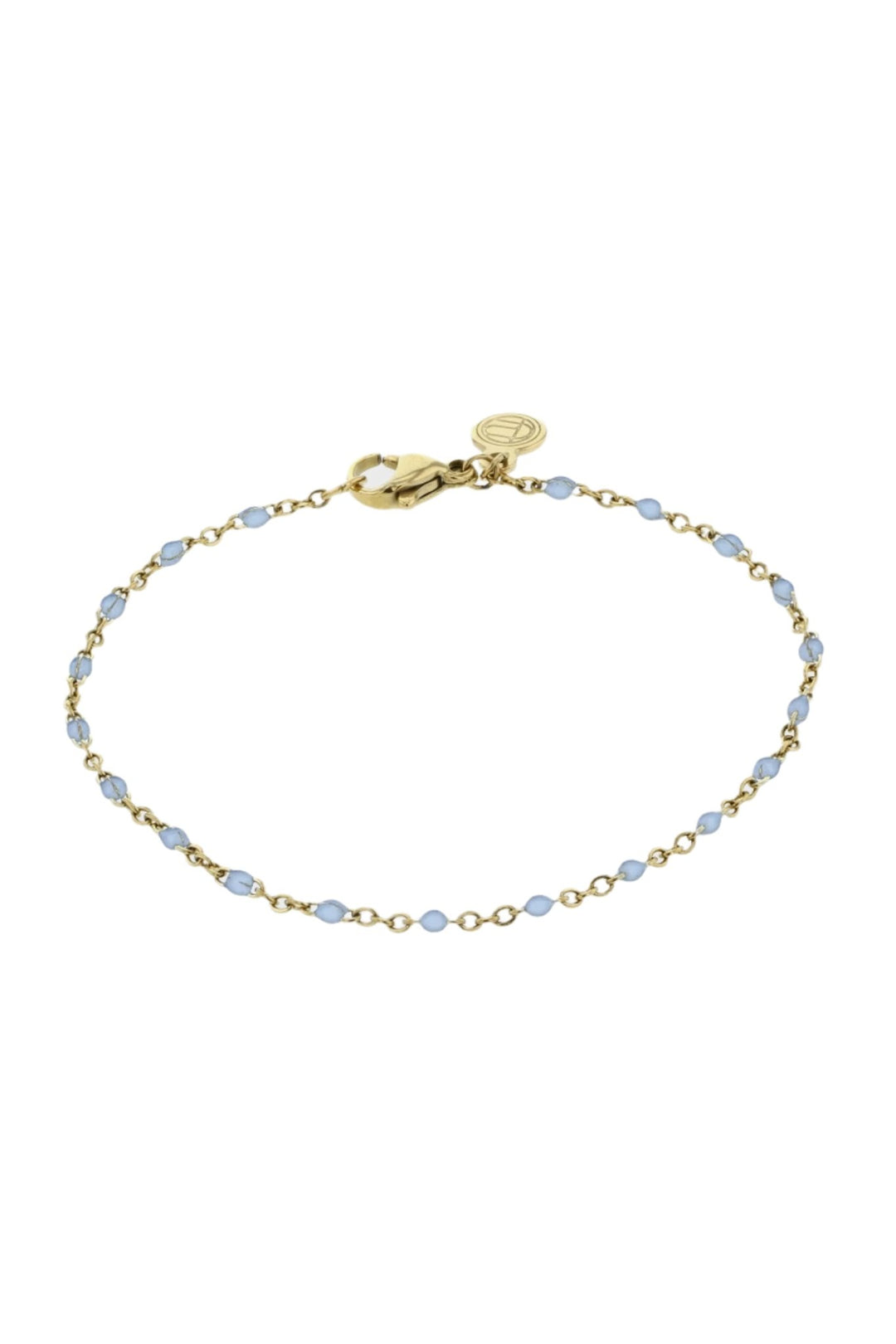 The Blue Bead Bracelet Light Blue | Accessories | Smuk - Dameklær på nett