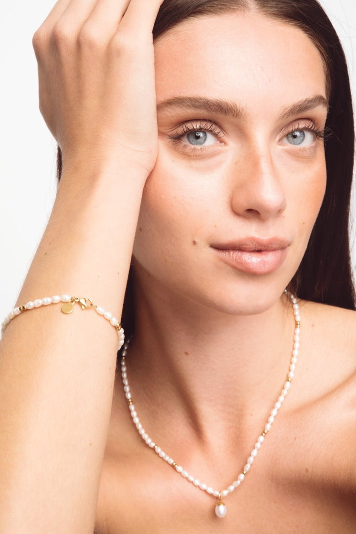 The Pearl Bracelet Gold | Accessories | Smuk - Dameklær på nett