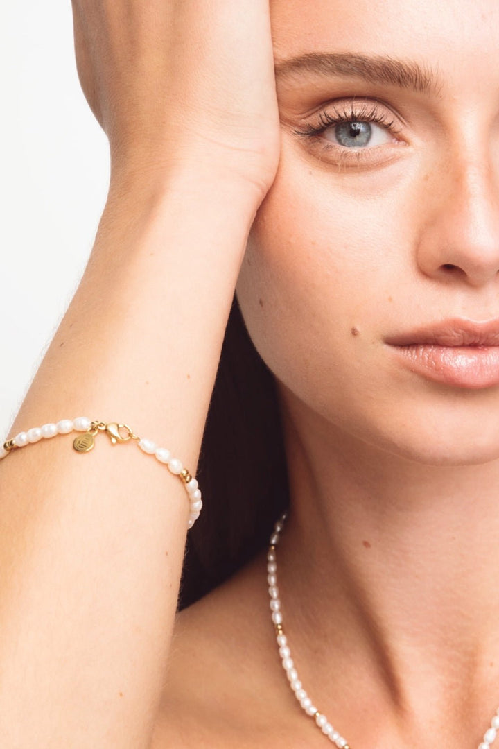 The Pearl Bracelet Gold | Accessories | Smuk - Dameklær på nett