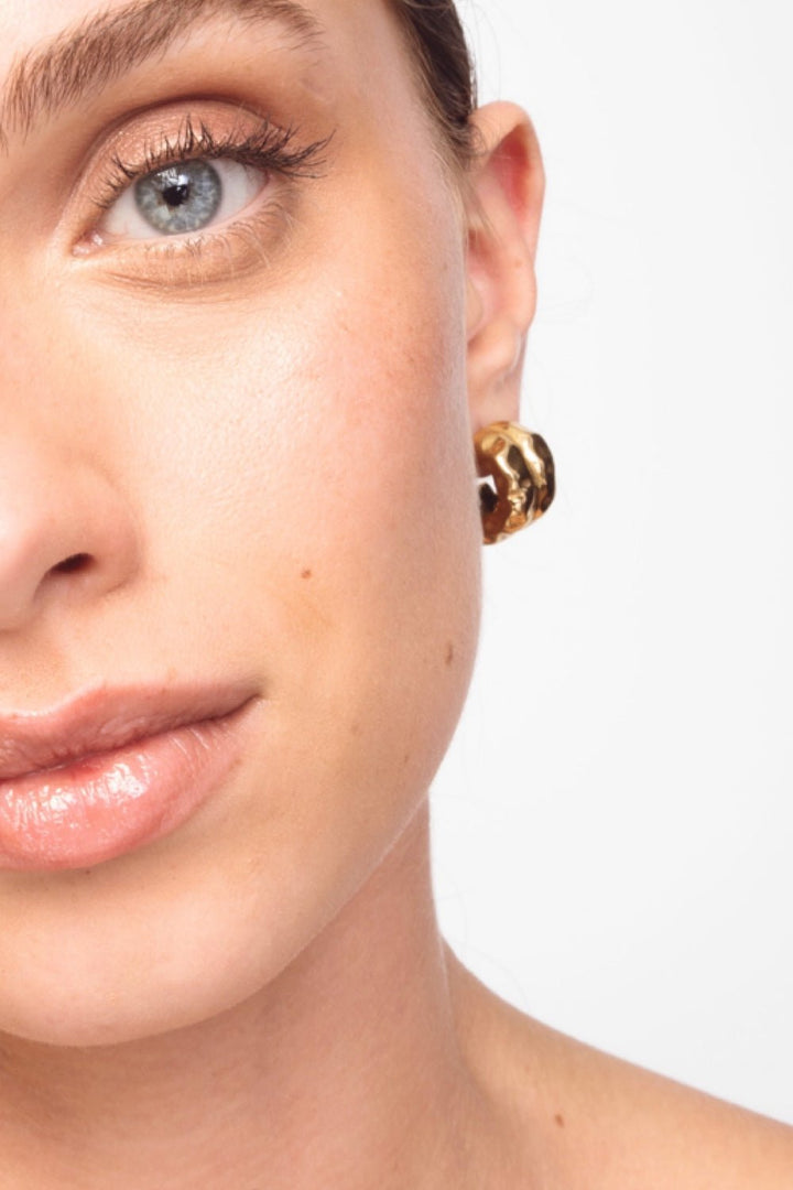 The Small Double Hoops Gold | Accessories | Smuk - Dameklær på nett