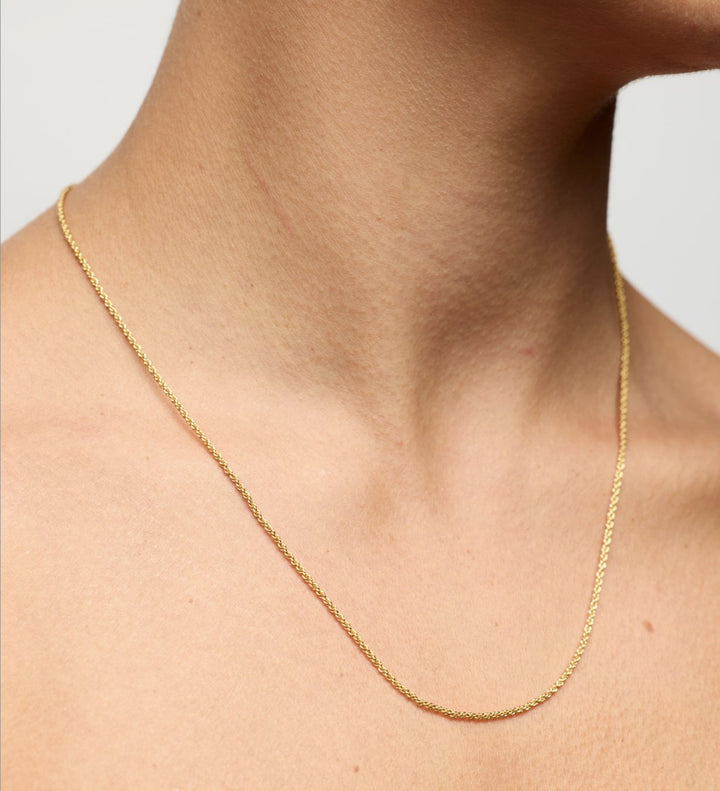 The Thin Necklace Gold | Accessories | Smuk - Dameklær på nett