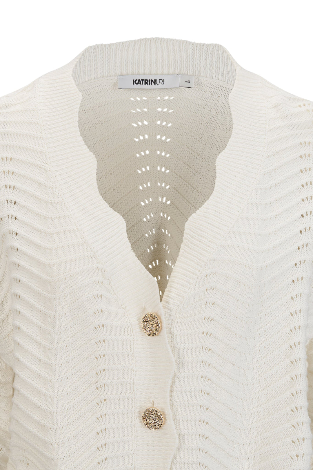 The Wave Inez Cardigan White | Genser | Smuk - Dameklær på nett