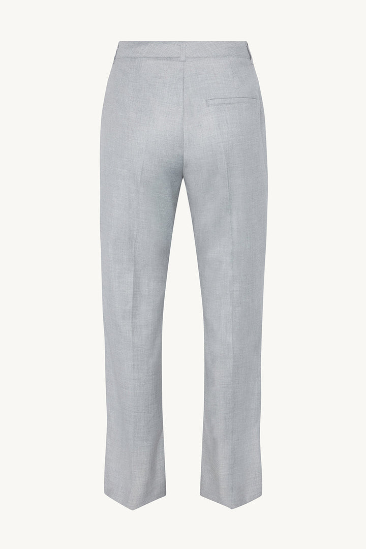 Thira Trousers Soft Grey Melange | Bukser | Smuk - Dameklær på nett