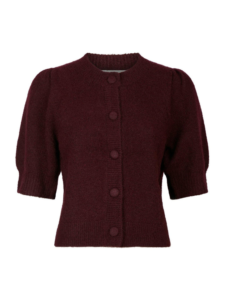 Trudy Knit Cardigan Wine | Genser | Smuk - Dameklær på nett